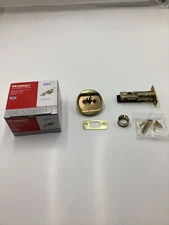QTY 4 Deadbolt Shield Security One Sided Interior 913786 Polished Brass