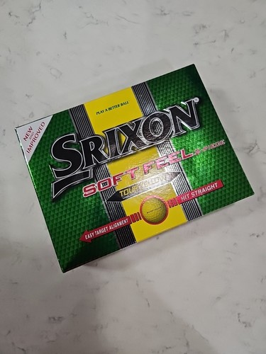 Srixon tour yellow soft feel 2-Piece hit straight 1 Dozen