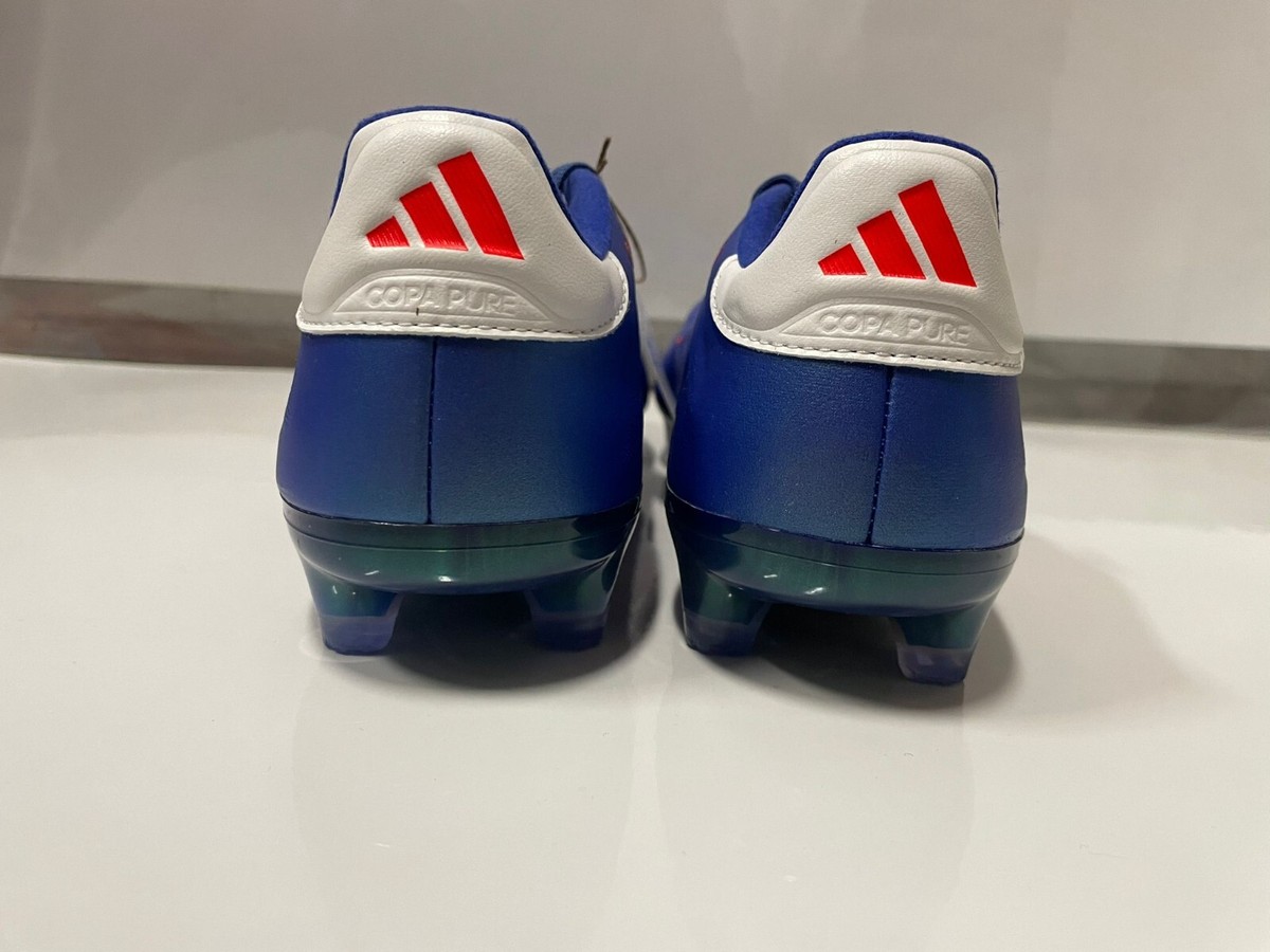 ADIDAS COPA PURE II .1 FG SOCCER CLEATS BLUE/ WHITE AND RED