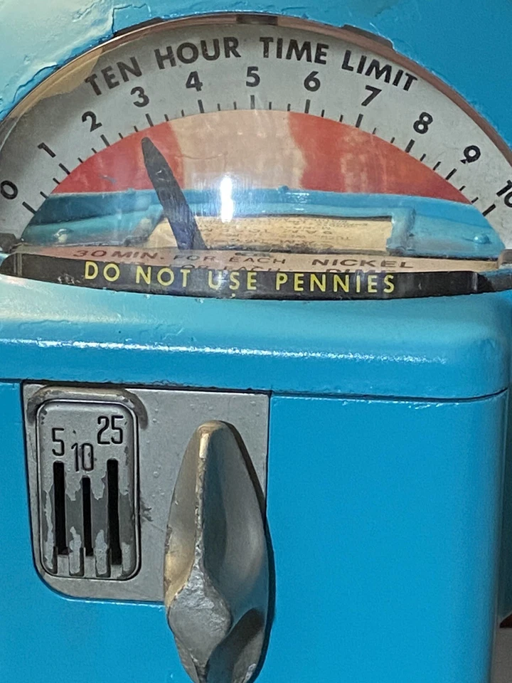 De colección Duncan 60 Parquímetro Y Llave Y Taza Moneda Bloqueo, Funciona Foto 3 de 4