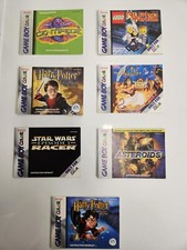 7 Original Nintendo Gameboy Color Instruction Booklet Manual Lot