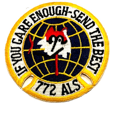 US AIR FORCE 772d ALS AIRLIFT SQUADRON PATCH (AFE) | eBay