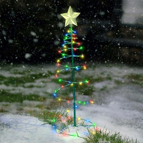 LED Light Waterproof Christmas Tree Light Solar Lights Xmas Decor Outdoor Decor~ - Picture 5 of 17