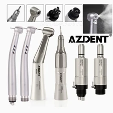 AZDENT Dental E-generator LED High Speed/Slow Low Speed Handpiece Kit 4H/2H