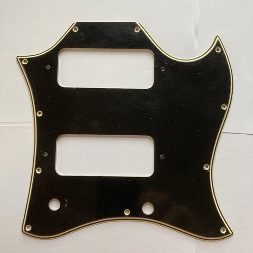 Vintage Accurate Wide Bevel Pickguard 1966-1972 Gibson SG Special Black/Cream