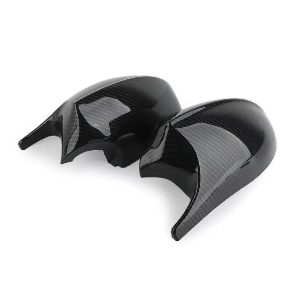 Tapa de cubierta de espejo de fibra de carbono 2 piezas para BMW E90 M3 E92 M3 E93 M3 E82 1M 2009-2012 Foto 2 de 4