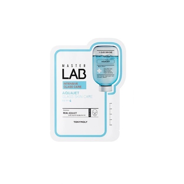 TONYMOLY Master Lab Mask Sheet 19g x 6pcs Aquajet Glass Skin Mask