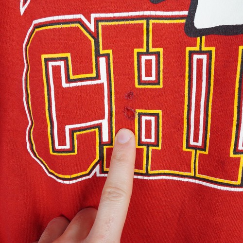 Vintage Russell Athletic Sweatshirt Mens L Kansas City Chiefs Made in USA B60 - Picture 5 of 9