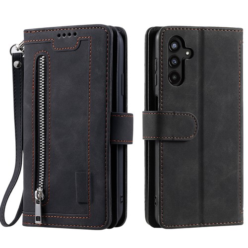 For Samsung Galaxy A14/A34/A54 PU Leather Card Holder Bling Wallet Phone Case - 第 18/42 張圖片