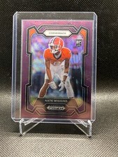 2024 Panini Prizm Draft Picks - Nate Wiggins #115 Purple Wave Prizm (RC)