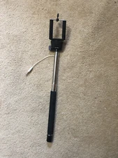 JETech U-Shape Battery Free Selfie Stick with Mount Holder - Black