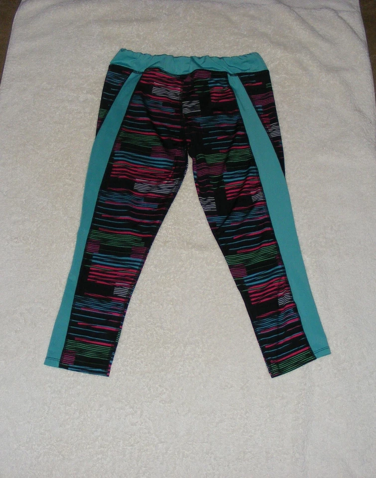 Puma Multicolor Elastic Waist Capris - Size 12-14 - Изображение 2 из 2
