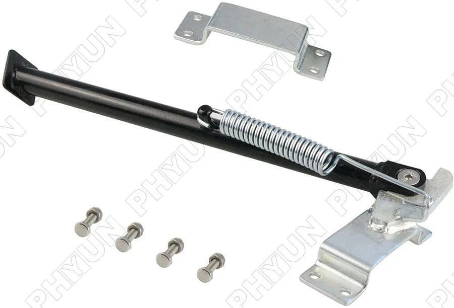 Marco de abrazadera de motocicleta de 14" en soporte lateral para moto todoterreno universal Foto 2 de 4