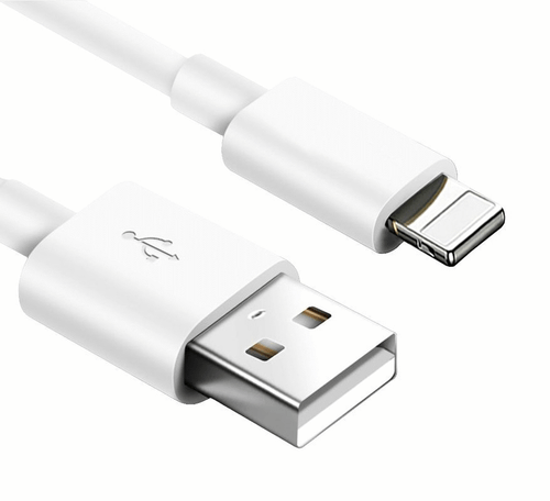 New 1m 100cm Charge Cable Data Transfer USB Charger for iPhone White 907 - Afbeelding 1 van 4