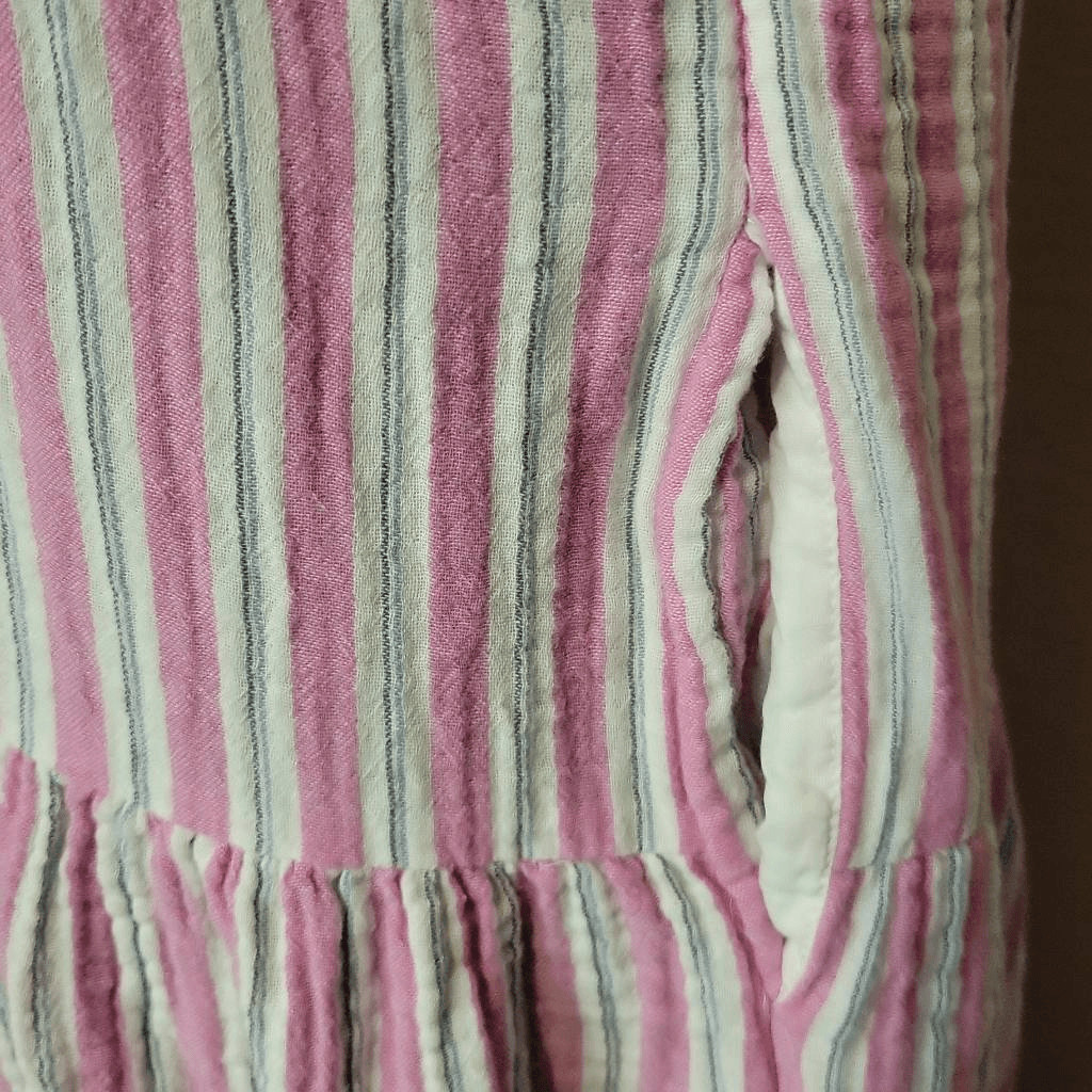 Universal Thread Spaghetti Strap Tiered Button Do… - image 4