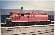 Vintage Florida East Coast Railroad Postcard Collection of 2 Locomotives Train