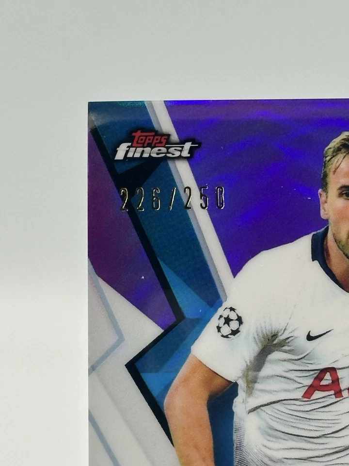 2018-19 Topps Finest UCL Harry Kane Purple Refractor 226/250 #64 Tottenham - Image 2 of 3
