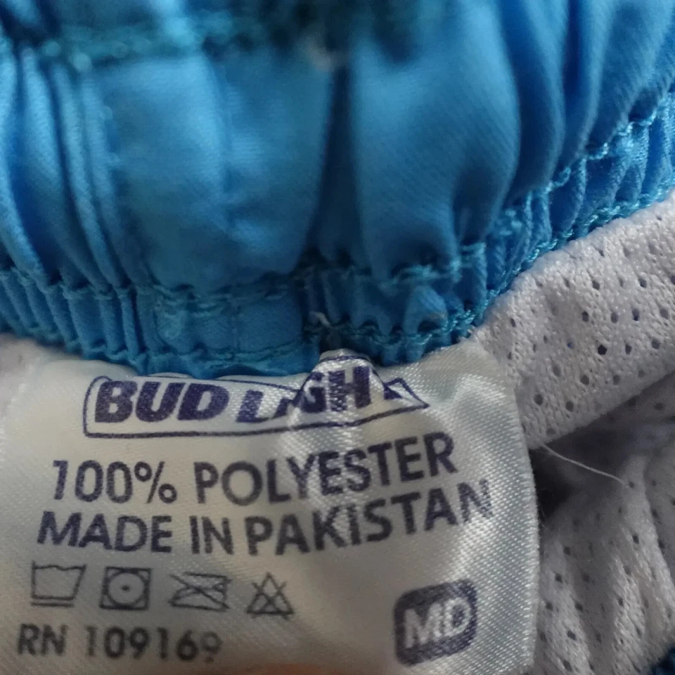 Pantalones Cortos de Natación Budlight Para Hombre Medianos Azul Rosa Cintura Elástica Cordón Exterior Foto 2 de 4