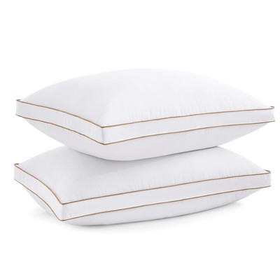 puredown  Goose Feather Down Pillows Soft Fluffy Luxury Hotel Collection Pil...