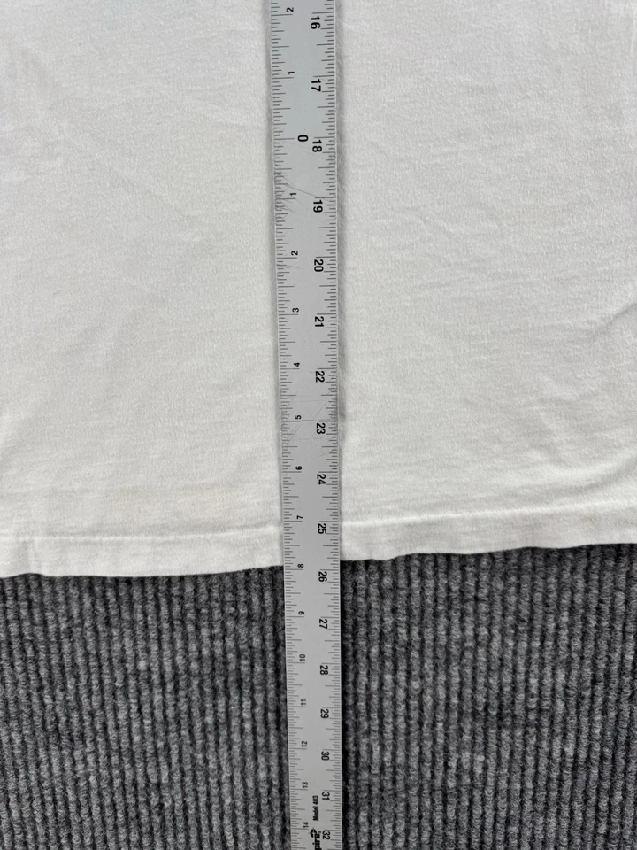 Vintage Hollister Shirt Men Small White Blue Cotton Del Mar Beach Surf Crew 90s - Image 4 of 4