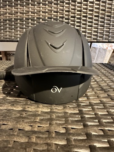 Ovation Deluxe Schooler Reithelm Reitsport, schwarz, S/M - Bild 2 von 6