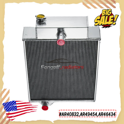 4 Row Aluminum Radiator FIT John Deere Tractor 4000 4020 AR40832,AR46434 AR49454