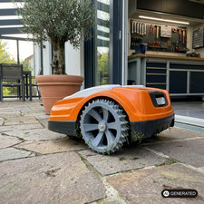 2x Gel&auml;nder&auml;der passend f&uuml;r Stihl iMOW RMI 422 632 | Ersatzteil Rad Reifen