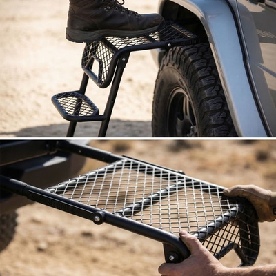 #ad #ad Foldable SUV Tire Ladder Adjustable Vehicle Access Step for Truck SUV RV Offroad $141.38