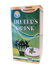Super Dieter's Herbal Tea Drink 90Caps Supplement 