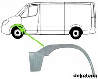 Reparaturblech KotflüGel FüR Ford Transit Kasten Links Vorne 91-00