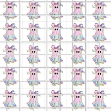 Ghost Waterslide Finger Nail Decals Instructions, Bonus set of 50 JH