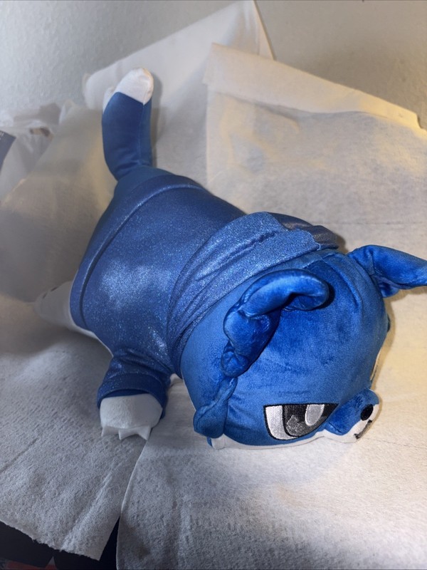 Aphmau Meemeows Plush 11" Mystery Cat Wolf Animal EIN Blue With Hoodie