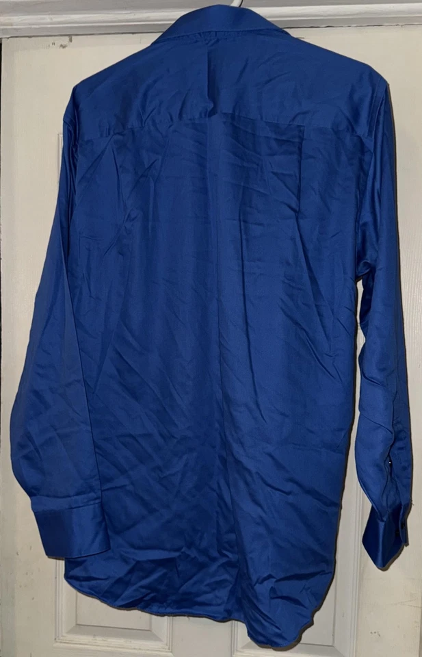 Geoffrey Beene Shirt Mens Large Wrinkle Free Regular Fit Button Up Long Sleeve - Image 2 of 3