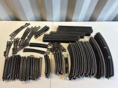330 Stück Hornby Spur O Gleis Lot / Konvolut Geraden Kurven Weichen gebraucht