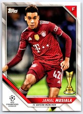 2021-22 Topps UCL - JAMAL MUSIALA All-Star Rookie #35 Base Card - 1b. rookie card picture