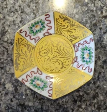 Ardalt Lenwile China Hand-painted Tea Cup Saucer Plate Japan 6396 Vintage 