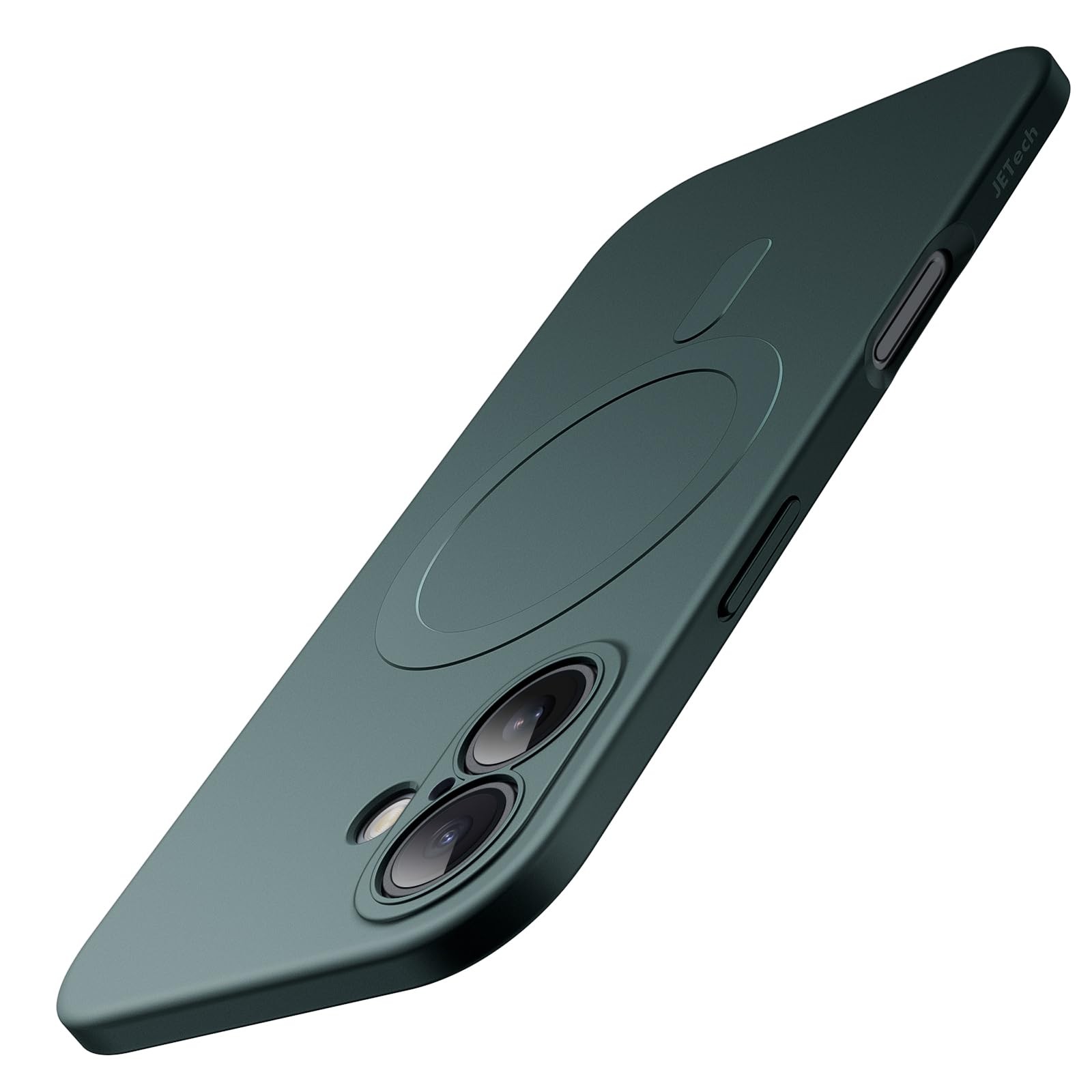 Coque Magnétique pour iPhone 17 compatible MagSafe en silicone noir antichoc 6,3 pouces