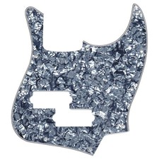 4Ply Gray Pearl Precision P Bass Pickup Hole Jazz Bass Pickguard Scratch Plate