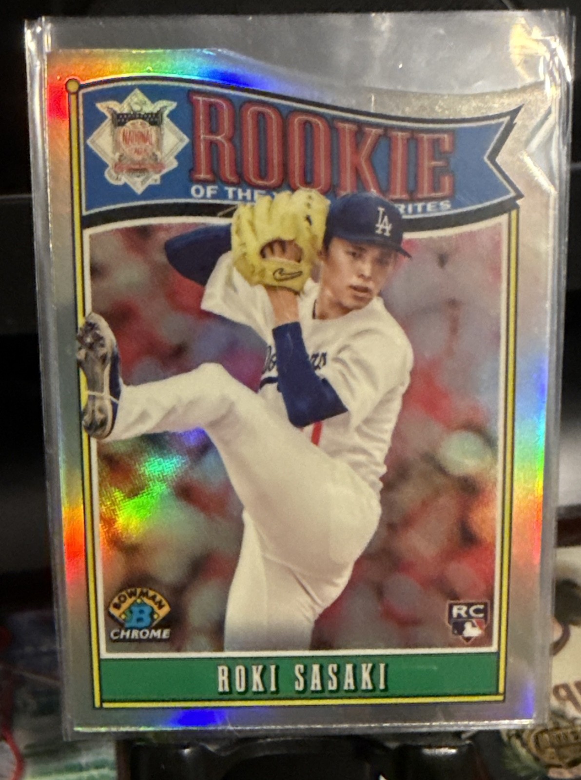 2025 Bowman - Rookie of the Year Favorites Roki Sasaki #ROY-10 (RC)