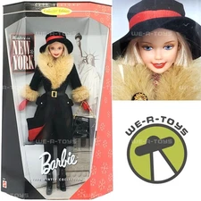 Winter In New York Barbie Doll City Seasons Winter Collection 1998 Mattel 19429