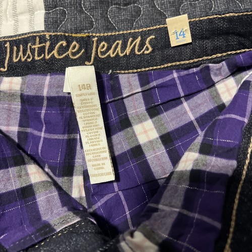 NWT Justice Simply Low Skinny Teen Jeans, Size 14R - Picture 3 of 5