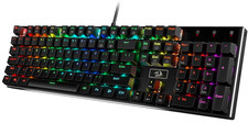 Redragon K556 RGB LED Backlit Wired Mechanical Gaming Keyboard, 104 Keys Hot-Swa