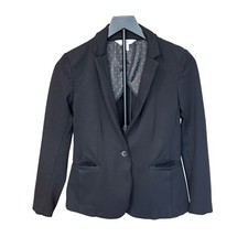 Old Navy Women's Black Blazer XS Single Button Lined Office Career