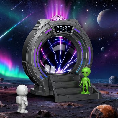 Flumy Galaxy Northern Lights Projector, Plasma Globe Lamp Aurora Projector fo...
