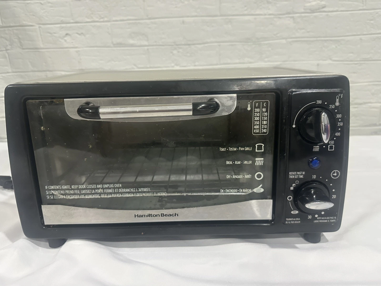 Hamilton Beach Model 31144 Four-Slice Toaster Oven Stainless Steel
Opens in a new window or tab