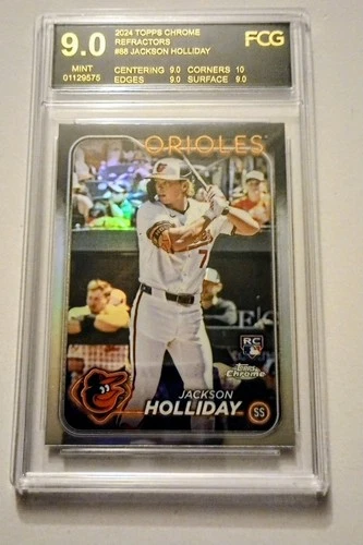 2024 Topps Chrome - Jackson Holliday #88 Refractor (RC) FCG 9 MT