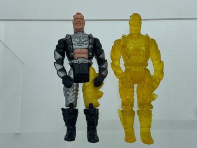 M.A.S.K 1988 JACKAL / BARRACUDA Bruno Sheppard figure SET mask Kenner 3