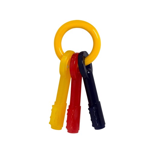 Puppy Chew Key Ring Toy, Toys for Teething Puppies, Multi Color, Bacon Flavor... - Bild 8 von 9