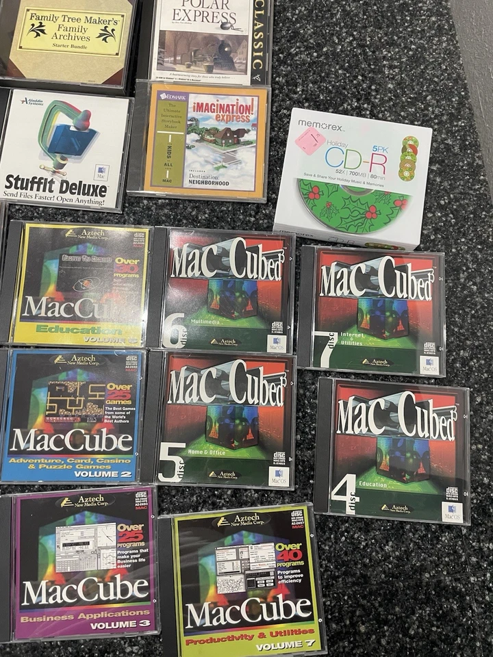 Lote de software vintage de Apple Mac - MacCube 2-7, MacBestsellers, utilidades, juegos Foto 4 de 4