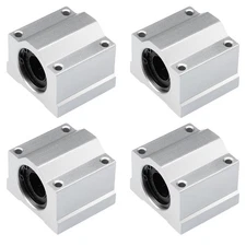4PCS SCS16UU Linear Ball Bearing Slide Block Units 16mm Bore Diameter